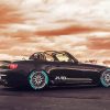 Black Honda S2000 Paint By Numbers