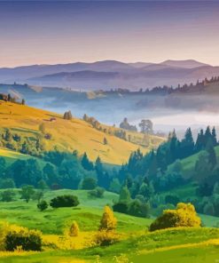 Carpathian Mountains Nature Paint By Numbers