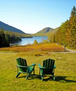 Chairs By Jordan Pond Paint By Numbers