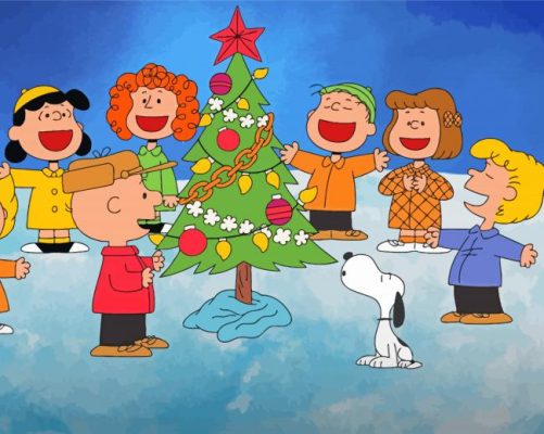 Christmas Charlie Brown Paint By Numbers