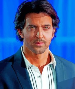 Classy Hrithik Roshan Paint By Numbers