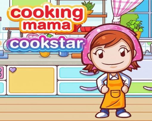 Cooking Mama Poster Paint By Numbers