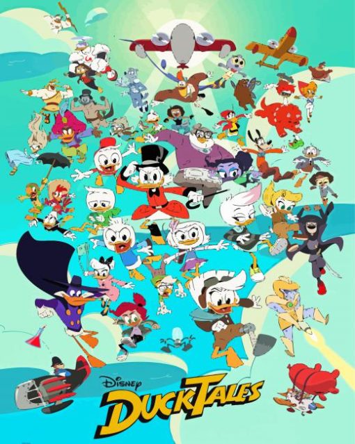 Disney DuckTales Paint By Numbers