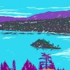 Emerald Bay Illustration Paint By Numbers