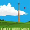 Emley Moor Mast Poster Art Paint By Numbers