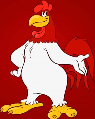 Foghorn Leghorn Art Paint By Numbers