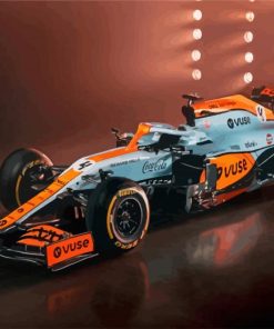 Formula One McLaren Race Car Paint By Numbers