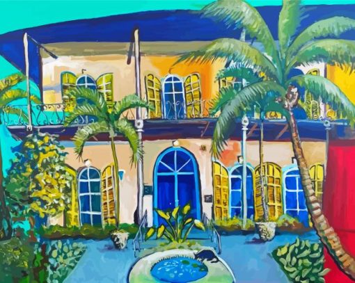 Hemingway House Key West Paint By Numbers