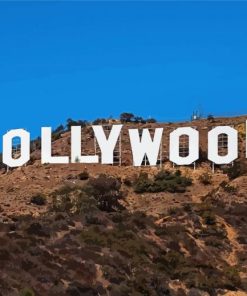 Hollywood Sign Landmark Paint By Numbers