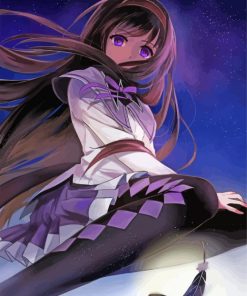 Homura Akemi Paint By Numbers