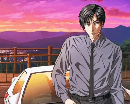 Initial D Legend Dream Manga Paint By Numbers