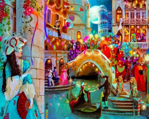 Italy Venice Celebration Paint By Numbers