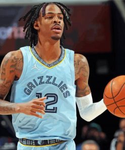 Ja Morant Grizzlies Player Paint By Numbers