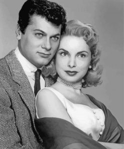 Janet Leigh And Tony Curtis Paint By Numbers