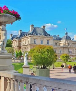 Jardin Du Luxembourg Paint By Numbers