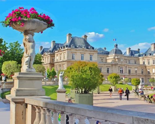 Jardin Du Luxembourg Paint By Numbers