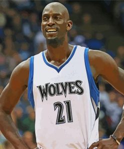 Kevin Garnett Basketball Player Paint By Numbers