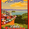 Lake Travis Poster Art Paint By Numbers