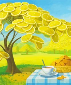 Lemon Tree Garden Paint By Numbers