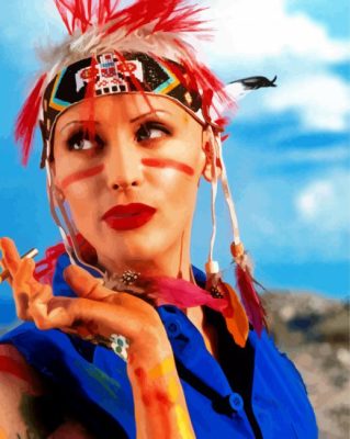 Lori Petty Tank Girl Paint By Numbers