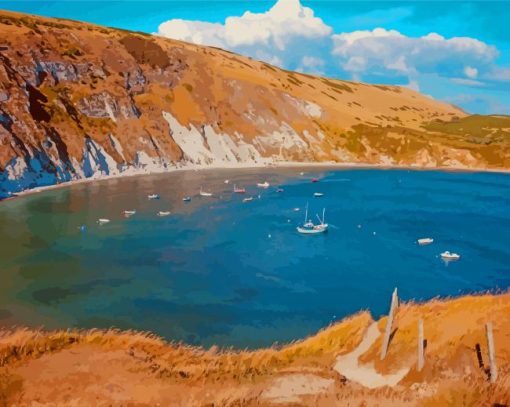 Lulworth Cove England Paint By Numbers