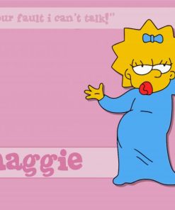 Maggie Simpson Character Paint By Numbers