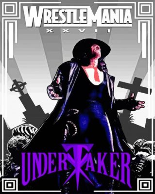 Mark Calaway Poster Paint By Numbers