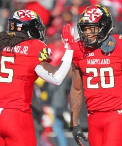 Maryland Terrapins Footballers Paint By Numbers