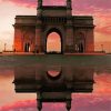 Mumbai Gateway Of India Water Reflection Paint By Numbers