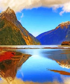 New Zealand Fiordland Paint By Numbers