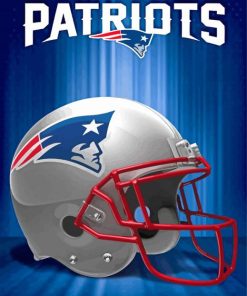 Patriots Helmet Art Paint By Numbers