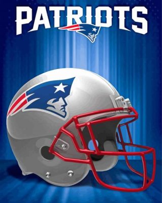 Patriots Helmet Art Paint By Numbers