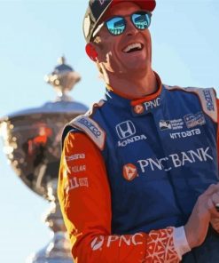 Racer Scott Dixon Paint By Numbers