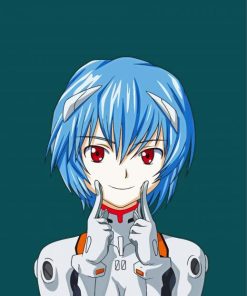 Rei Ayanami Paint By Numbers