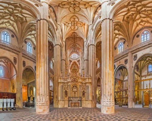 Salamanca Cathedral Inside Paint By Numbers