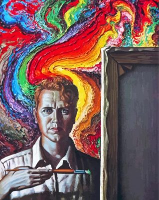 Self Portrait Tretchikoff Paint By Numbers