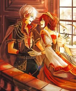 Shirayuki And Zen Paint By Numbers