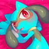 Shy Riolu Paint By Numbers