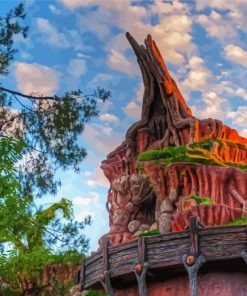 Splash Mountain Critter Country In Disneyland Paint By Numbers