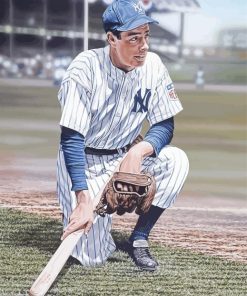 The Baseball Player Joe DiMaggio Paint By Numbers