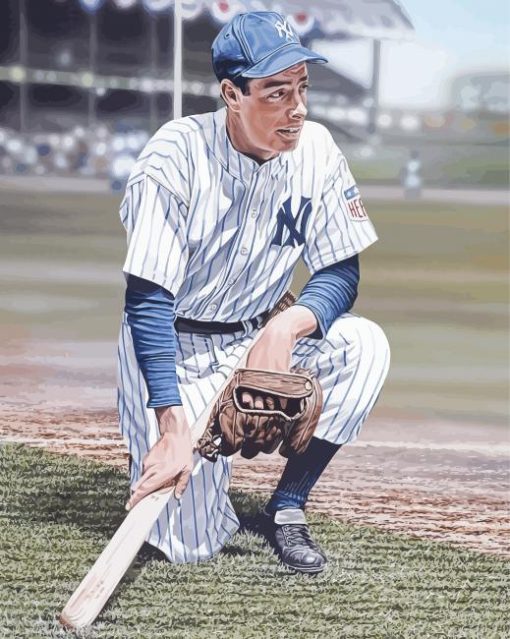 The Baseball Player Joe DiMaggio Paint By Numbers