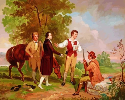 The Capture Of Major Andre Thomas Sully Paint By Numbers