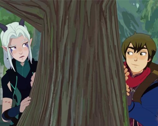 The Dragon Prince Animation Characters Paint By Numbers