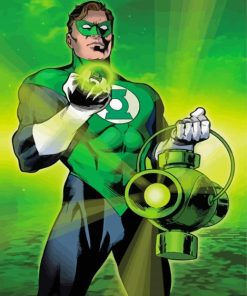 The Green Lantern Paint By Numbers