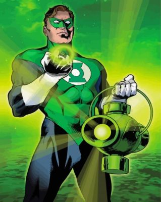 The Green Lantern Paint By Numbers