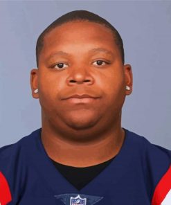 Trent Brown Football Player Paint By Numbers