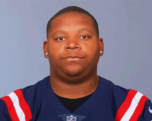 Trent Brown Football Player Paint By Numbers