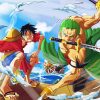 Zoro Luffy Manga Anime Paint By Numbers