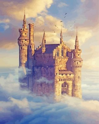 Aesthetic Mythical Castle Paint By Numbers