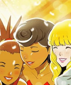 Carole And Tuesday Animation Characters Paint By Numbers